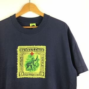  Vintage 90s[XLARGE] футболка USA производства L XLarge первый период обратная сторона . Street kaws деталь чай boys б/у одежда X Large 00s Y2K