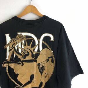 ビンテージ 90s【MDC】バンド Tシャツ XL 古着 差別 警察 fuck the police グランジ クラスト ハードコア パンク 動物愛護 反政府 ロックT