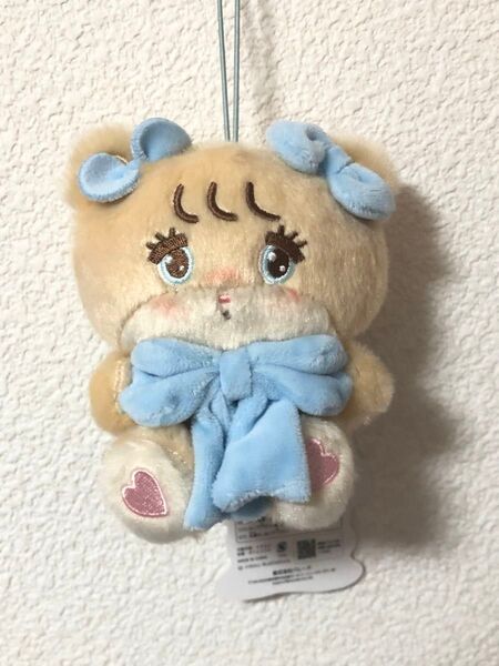 【新品・未使用品】mikko characters 抱きしめおリボンマスコット ラテ