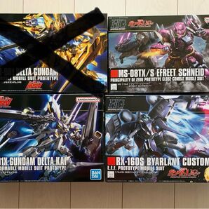 【新品未開封】 HG バイアラン・カスタム デルタカイ イフリート・シュナイド 機動戦士ガンダムUC HGUC