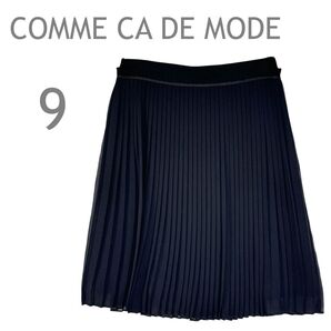 COMME CA DU MODE/コムサデモード プリーツスカート フレアスカート 膝丈 上品 日本製 9