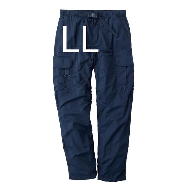 リペアテック 超軽量×遮熱ミリタリーカーゴパンツ LL ネイビー ワークマン LL