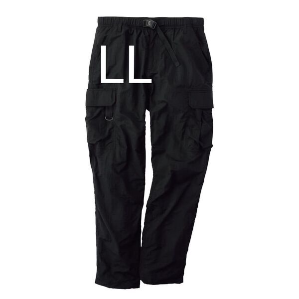 リペアテック 超軽量×遮熱ミリタリー カーゴパンツ LL ブラック ワークマン LL