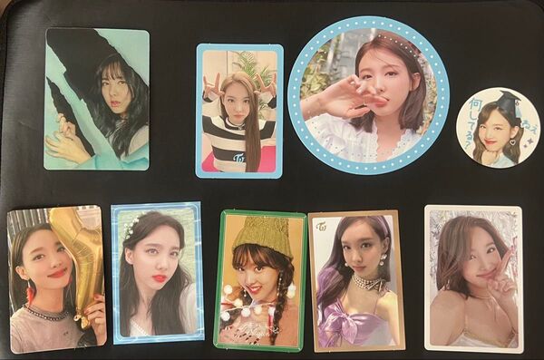 TWICEナヨン グッズセット(公式トレカ.コースター.シール計9種)