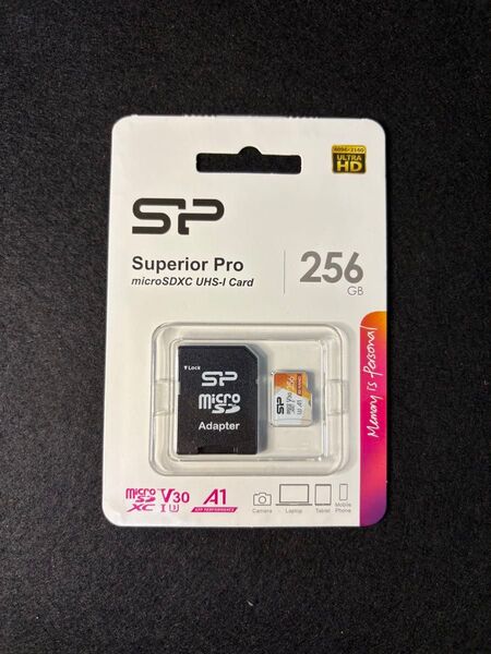 ★安心のメーカー直販商品・Switch1対応★ シリコンパワー 高速マイクロSDカード 256GB 未使用未開封