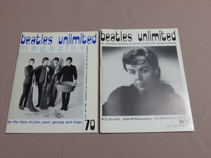 【英語 冊子】 Beatles Unlimited 2冊セット (1986年 69 70) / ビートルズ アンリミテッド
