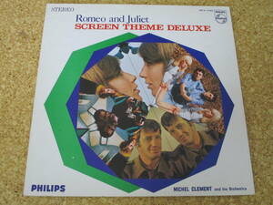 ◎Michel Clement Orchestra ミシェル・クレマン★Romeo And Juliet - Europe Screen Theme Deluxe/日本ＬＰ盤☆シート　Gatefold