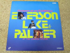 ◎Emerson, Lake & Palmer エマーソン、レイク＆パーマー★Picture At an Exhibition - London Lyceum/日本レーザーディスク Laserdisc 盤