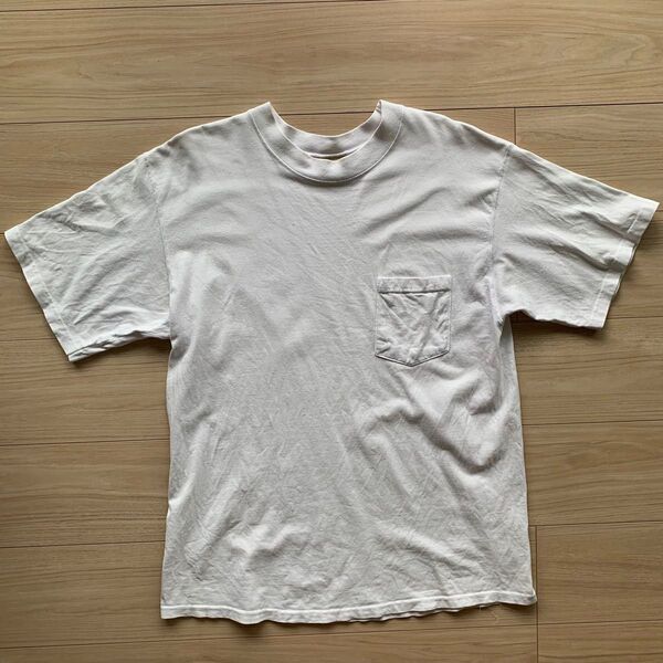【made in USA】Goodwear グッドウエア ポケットTシャツ ホワイト L