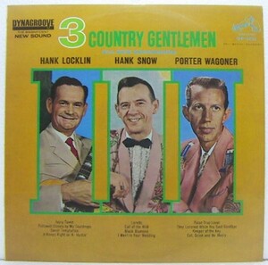 LP,ハンクロックリン HANK LOCKLIN　ハンクスノウ HANK SNOW　ポーターワゴナー PORTER WAGONER スリーカントリージェントルメン