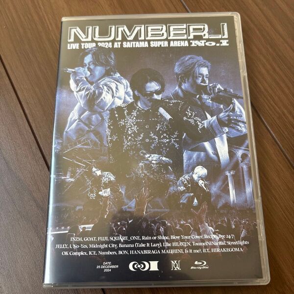 Number_i LIVE TOUR 2024 DVD 通常盤 No.Ⅰ Blu-ray
