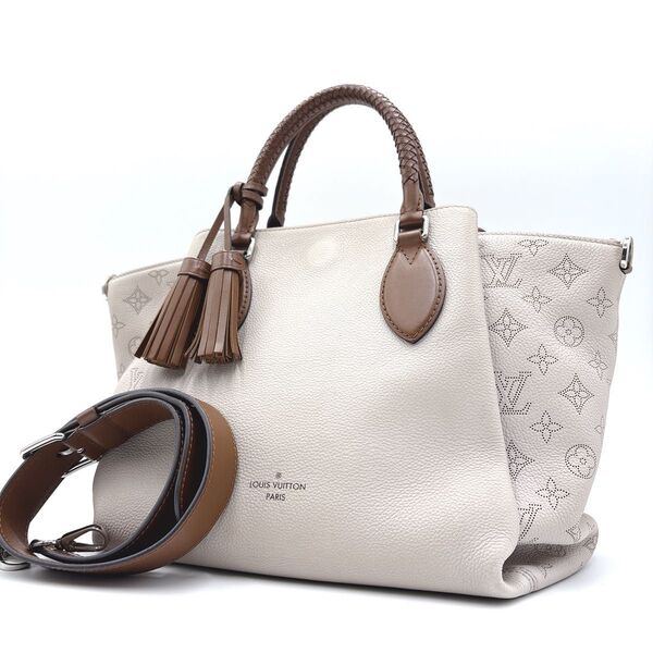 【美品】LOUIS VUITTON ルイヴィトン トートバッグ ショルダーバッグ 2way ブリューム モノグラムマヒナ オメア