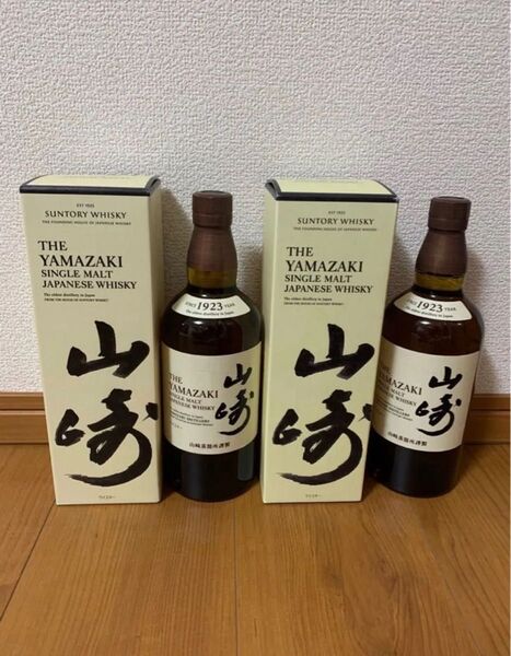 2本セット サントリー 山崎 シングルモルト ウイスキー ノンエイジ700ml