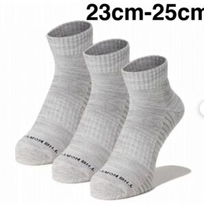 ノースフェイス THE NORTH FACE Running Uneven Dry 3P グレー 23cm-25cm ランニング