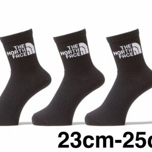 ノースフェイス THE NORTH FACE Logo 3P 靴下 23cm-25cm