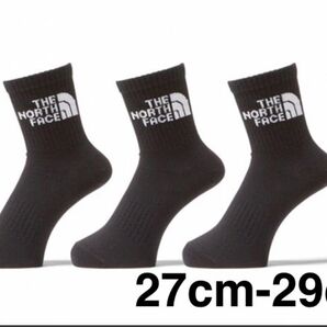 ノースフェイス THE NORTH FACE Logo 3P 靴下27cm-29cm