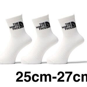 ノースフェイス THE NORTH FACE Logo 3P 靴下25cm-27cm
