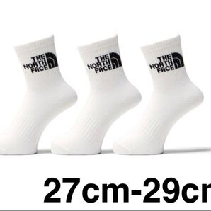 ノースフェイス THE NORTH FACE Logo 3P 靴下27cm-29cm