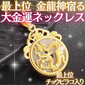 【大金運】金龍神宿る霊石ネックレス 金運アップ 仕事運 財運 商売繁盛 宝くじ高額当選 ギャンブル運 幸運 開運 ビジネス成功波動