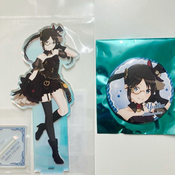 アニメ アイドルマスター シャイニーカラーズ オーロラアクリルフィギュア 三峰結華・オーロラアクリルフィギュア・缶バッジ