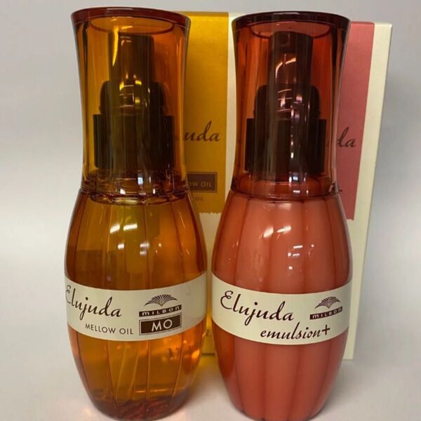 (2本セット)ミルボンエルジューダエマルジョンプラス120ml×1本/MO120ml×1本