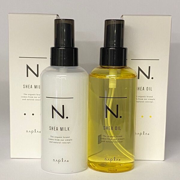 【箱入り】ナプラ N. エヌドット シアオイル150mL×1本シアミルク150ml×1本