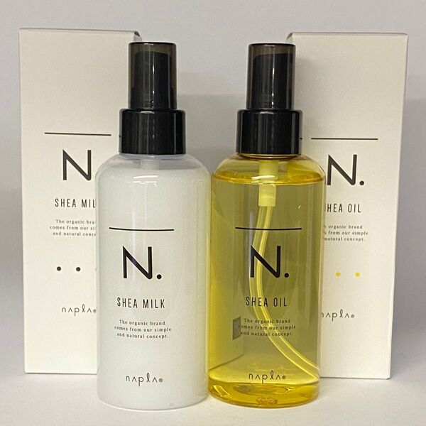 【箱入り】ナプラ N. エヌドット シアオイル150mL×1本シアミルク150ml×1本