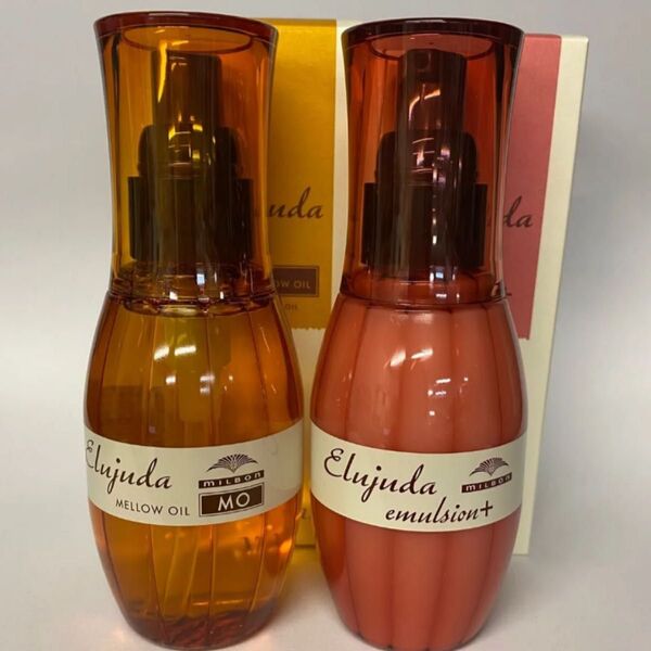 (2本セット)ミルボンエルジューダエマルジョンプラス120ml×1本/MO120ml×1本