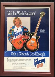 * 1990 period Gibson original advertisement / Joe *worushuJoe Walsh*