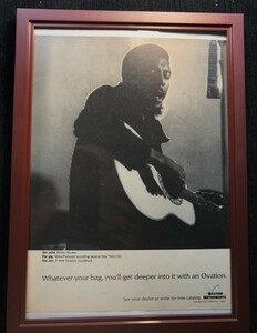 * 1960 period Ovation original advertisement / Ricci -*hebnsRichie Havens*