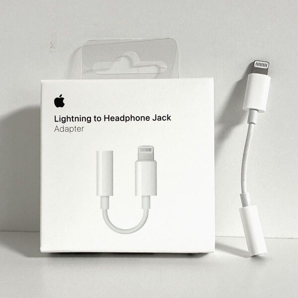 Apple アップル Lightning - 3.5mmヘッドフォンジャックアダプタ MMX62J/A