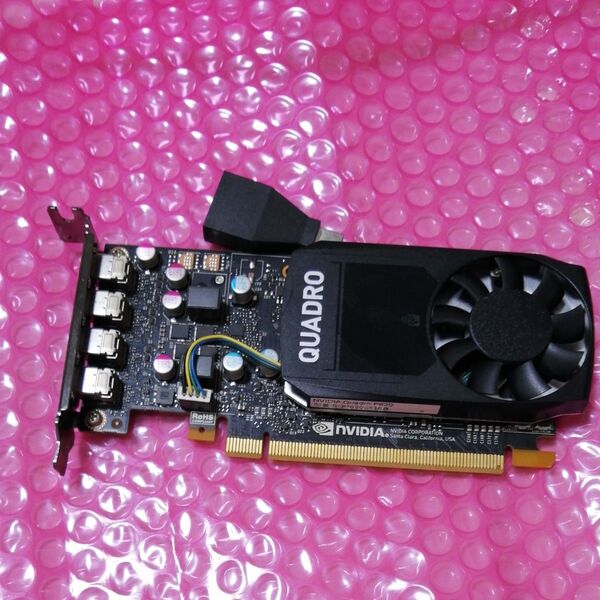 NVIDIA Quadro P620 Low profile 2GB Graphics Card DP変換付、 初期動作保証