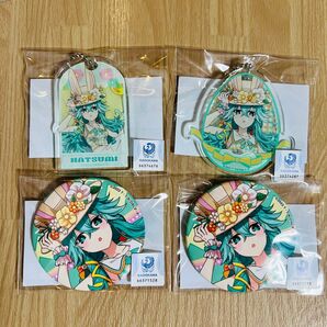 4点セット 七罪 くじコレ イースター デートアライブ 缶バッジ アクキー
