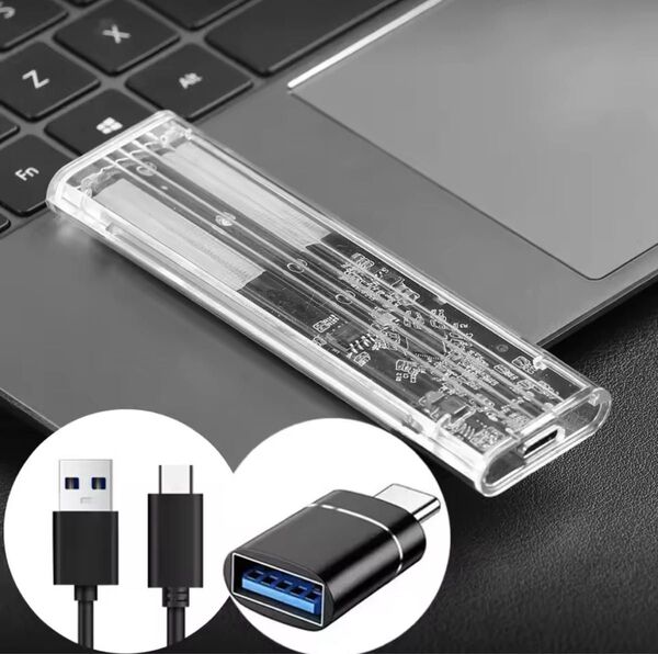 迅速発送!NGFF sata M.2 SSD 外付け USB3.1 ケース (2230,2242,2260,2280) 07052