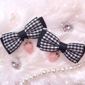 No.5 量産型 地雷系 リボン ヘアアクセサリー