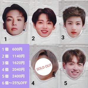 BTS ジョングク アクリルクリップ 選べる2個セット
