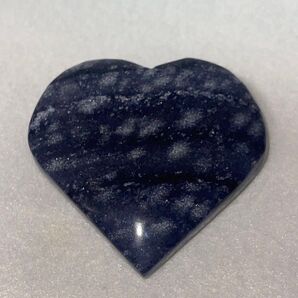 ブルーアベンチュリン ハート形 サイズ約5.6cm×約5.3cm厚1.5cm パワーストーン