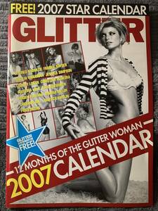 カレンダー　パリスヒルトン　キャメロンディアス　ビヨンセ　GLITTER　2007年2月号STAR CALENDER セレブ　ファッション　モデル　女優