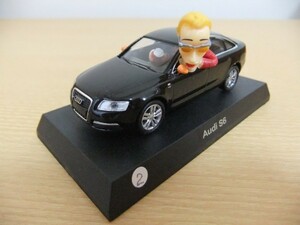 所さん☆トコロさん　京商　kyosyo Ａｕｄｉ　Ｓ６　黒　②赤パジャマ　１/６４　アウディ・ミニカーコレクション２