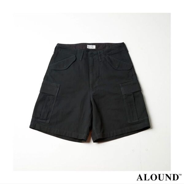 ALOUND M-51 SHORTS BLACK アラウンド ショートパンツ