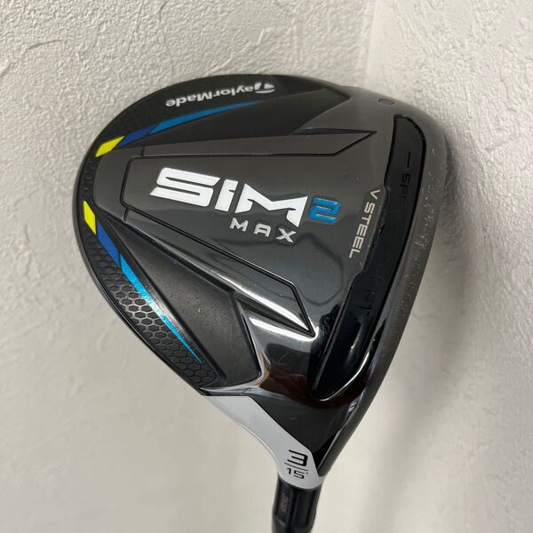 TaylorMade SIM2 MAX フェアウェイウッド 3番 TM50 S テーラーメイド 3w 15° TENSEI