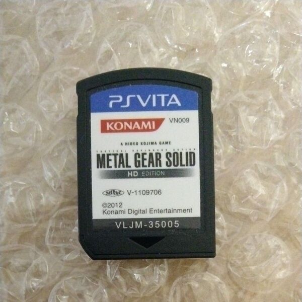 PSVita ソフトのみ メタルギアソリッドHDエディション
