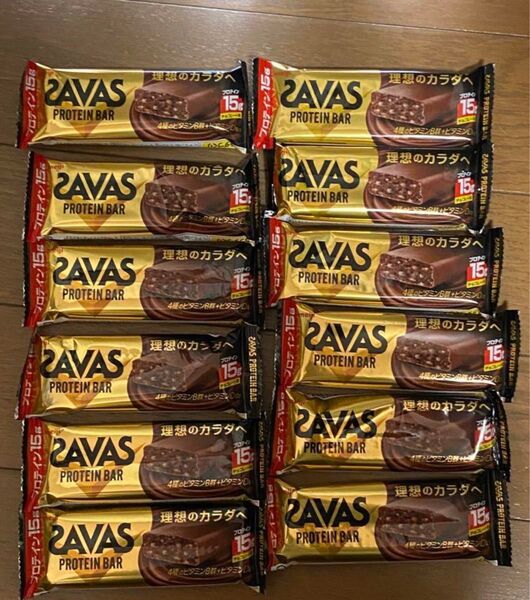 明治☆ザバス☆プロテインバー☆チョコレート味☆12本☆