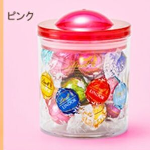 リンツ☆リンドール☆キャニスターケース☆ピンク☆