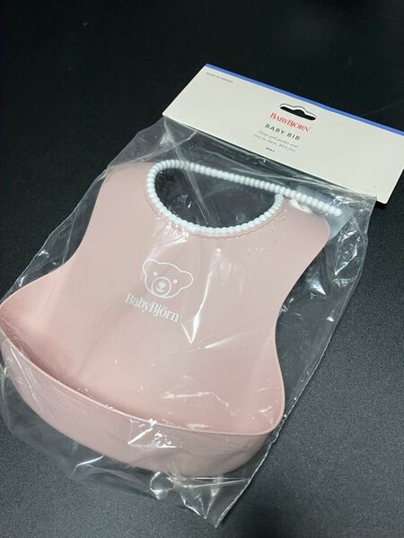 ベビービョルン スタイ 新品 シリコンスタイ お食事エプロン 赤ちゃん ベビー ピンク