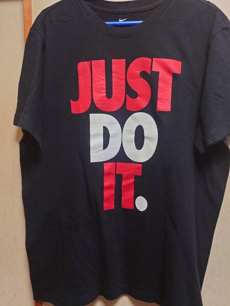 古着NIKE Just Do It. Tシャツ ブラック Lサイズ