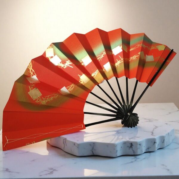 舞扇 39 新品未使用 美品 扇子 9寸5分 舞台 日舞 伝統工芸品 日本舞踊
