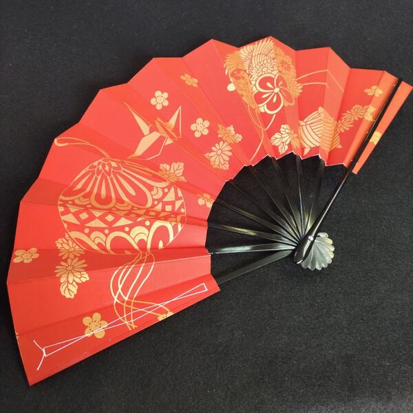 舞扇 55 新品未使用 美品 9寸 扇子 舞台 日舞 プレゼント 工芸品