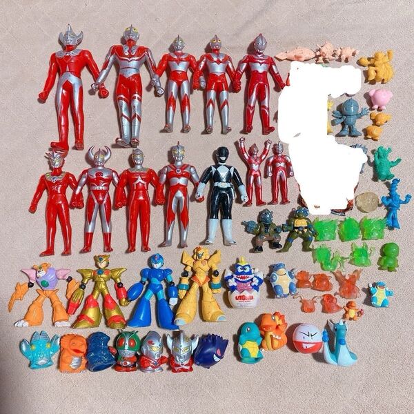 ウルトラマン 仮面ライダー ポケモン ロックマン ゴジラ フィギュア 当時物 追加あり メンズ 男の子 アニメ 平成レトロ