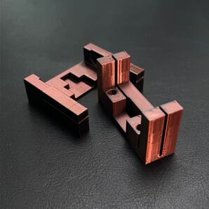 MSフレキ治具セット(RedBlack metallic)センターシャーシ/前後ユニット